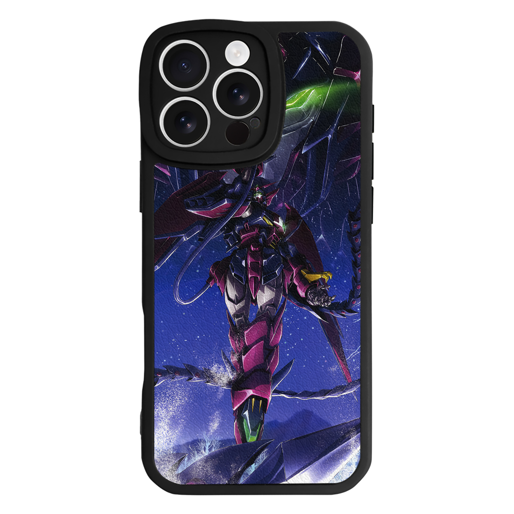 （画像用） 機動戦士ガンダム Mobile Suit Gundam 【iPhone 16シリーズ対応】シリコンスマホケース（レザー調） 材質：シリコン